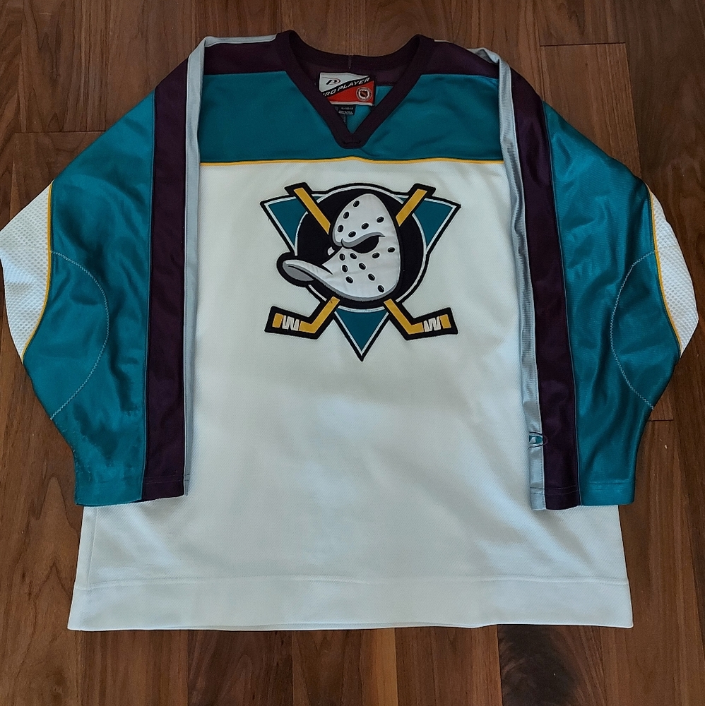 PRO PLAYER ANAHEIM MIGHTY DUCKS HOCKEY JERSEY XL